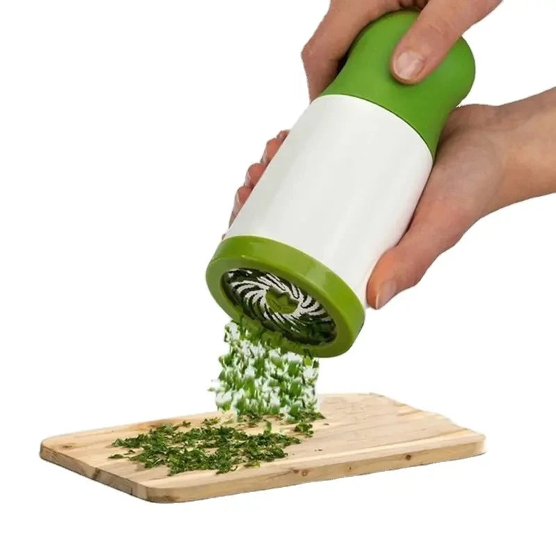 No-Mess Herb Grinder - Fast, Even Cutting in Seconds