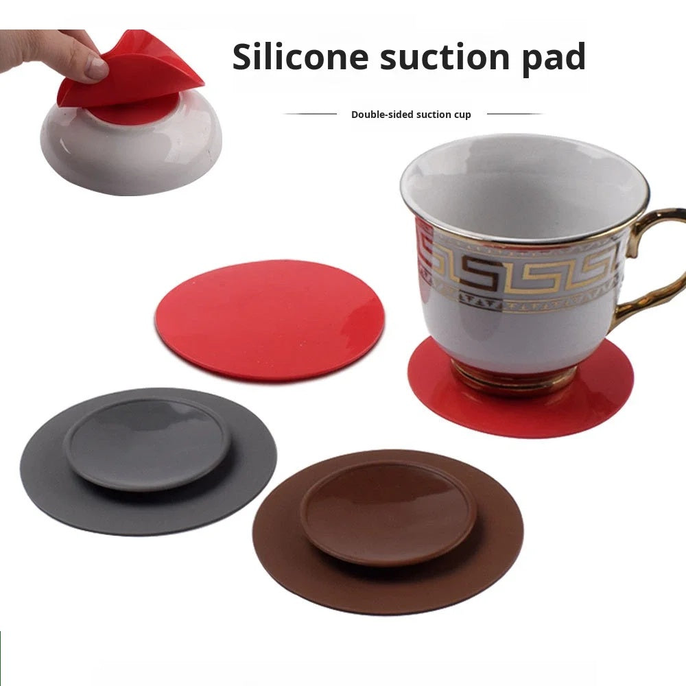 Stop Spills Instantly - Silicone Suction Pad (3-Pack)