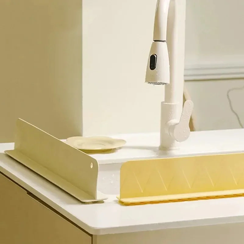 Sink Splash Guard Silicone Strip - No More Water Mess