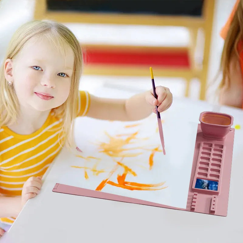 Mess-Free Kids Art Mat - No More Paint Spills Anywhere