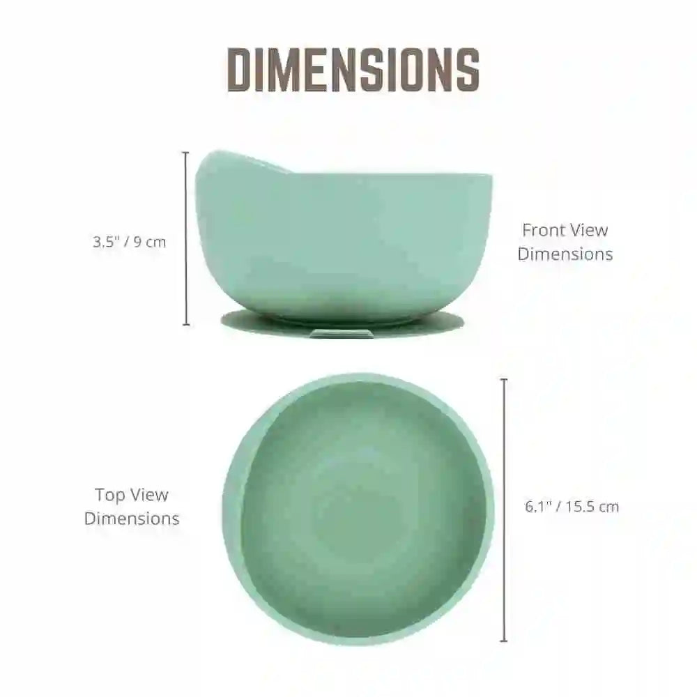 Mess-Free Suction Scooper Bowl For Easy One-Handed Eating