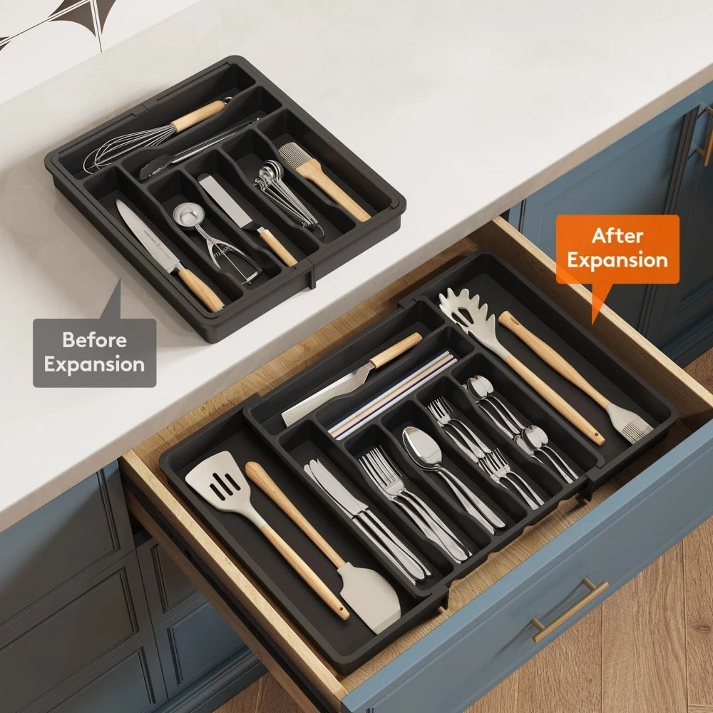 Premium Expandable Cutlery Organizer for Modern Kitchens