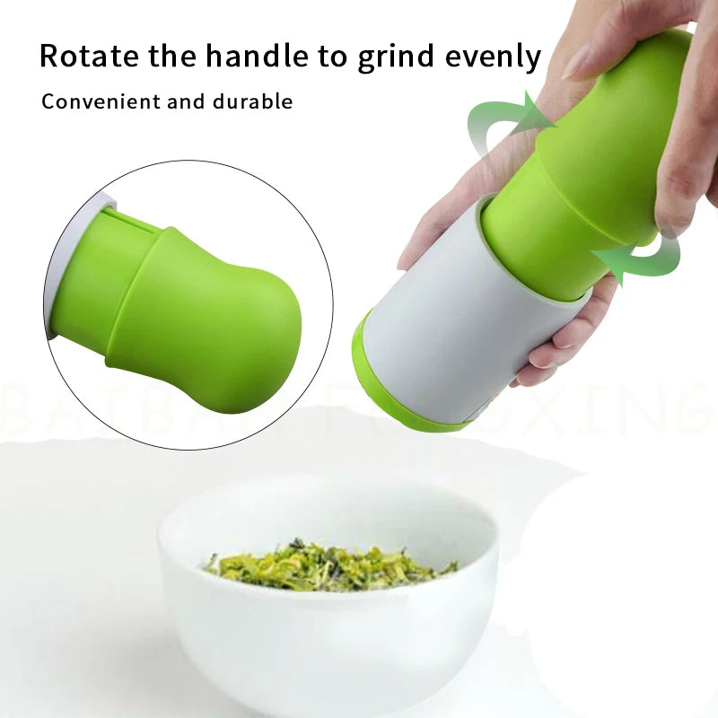 No-Mess Herb Grinder - Fast, Even Cutting in Seconds