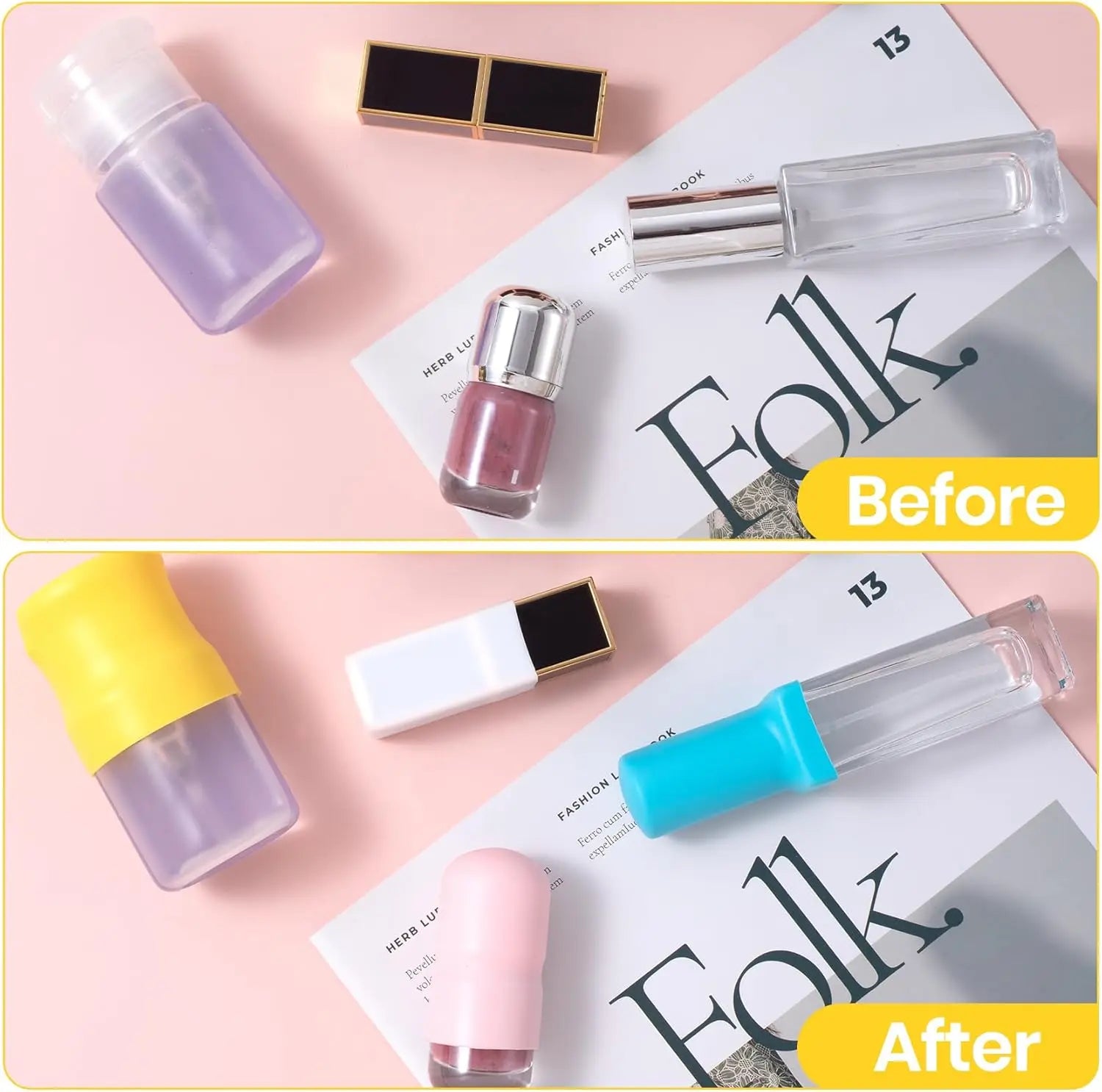 Stop Travel Leaks - Silicone Bottle Covers (4-Pack)