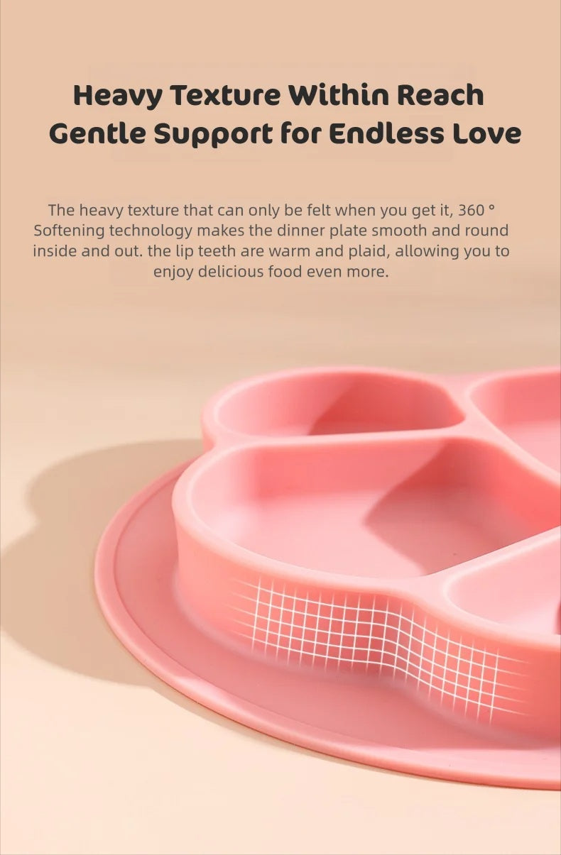 Stop Food Spills Instantly - Baby Suction Plate