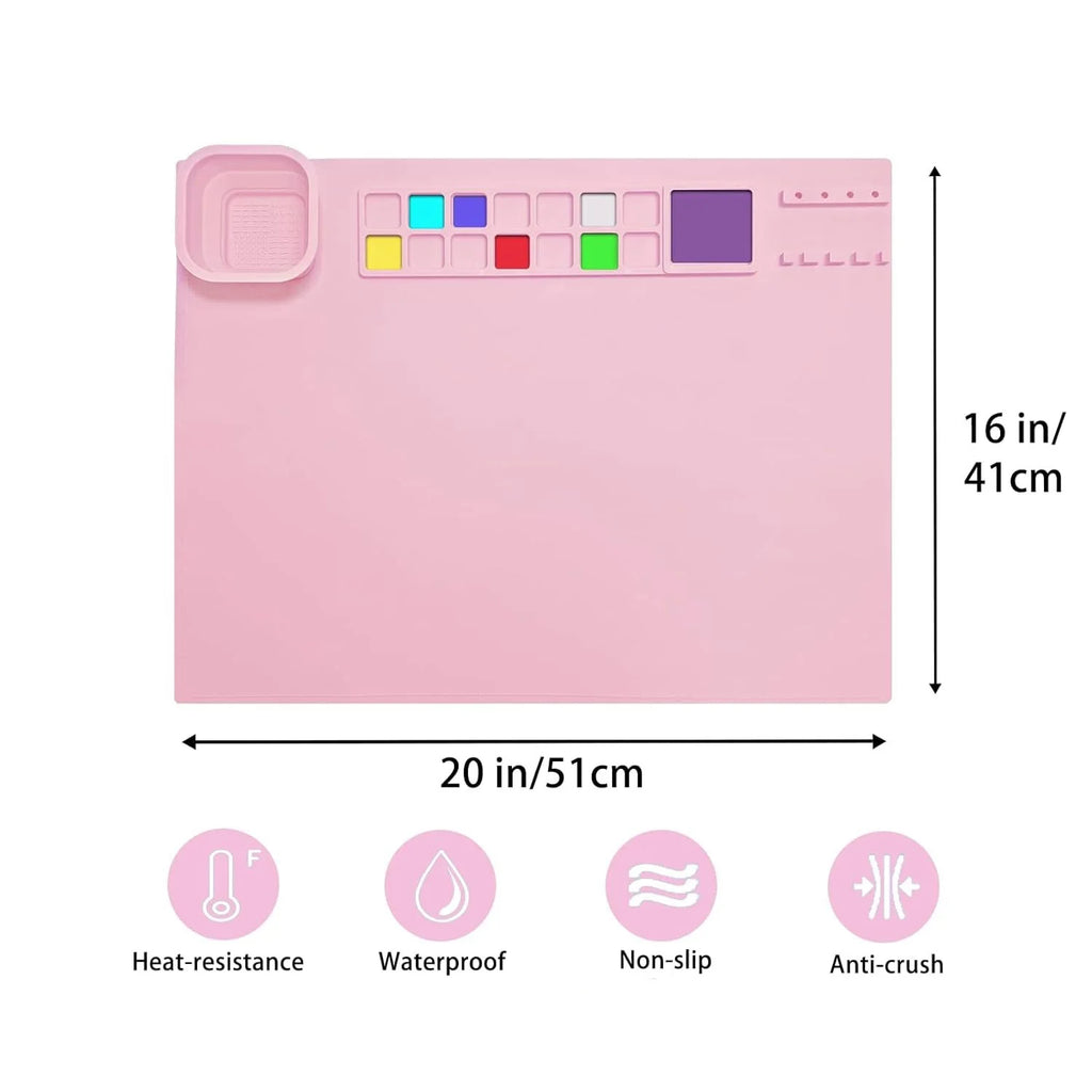 Mess-Free Kids Art Mat - No More Paint Spills Anywhere